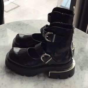 Charles & Keith x Heru Kim Collaboration Moto Boots